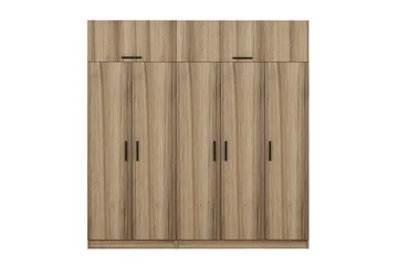 Fruitland Garderob 225 cm - Brun - Products - Förvaring - Garderober & garderobssystem - Garderobsskåp