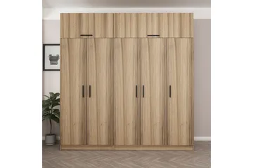 Fruitland Garderob 225 cm - Brun - Products - Förvaring - Garderober & garderobssystem - Garderobsskåp