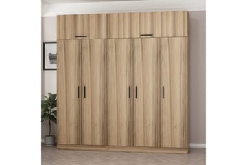Fruitland Garderob 225 cm - Brun - Products - Förvaring - Garderober & garderobssystem - Garderobsskåp