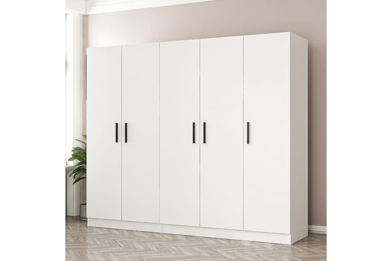 Fruitland Garderob 225 cm - Vit - Products - Förvaring - Garderober & garderobssystem - Garderobsskåp