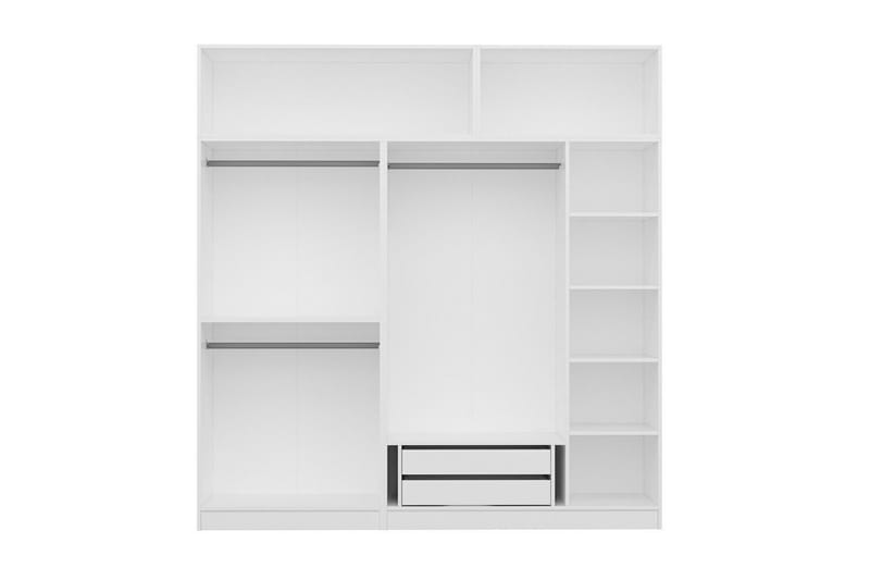 Fruitland Garderob 225 cm - Vit - Products - Förvaring - Garderober & garderobssystem - Garderobsskåp