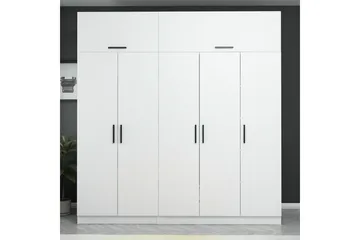 Fruitland Garderob 225 cm - Vit - Products - Förvaring - Garderober & garderobssystem - Garderobsskåp