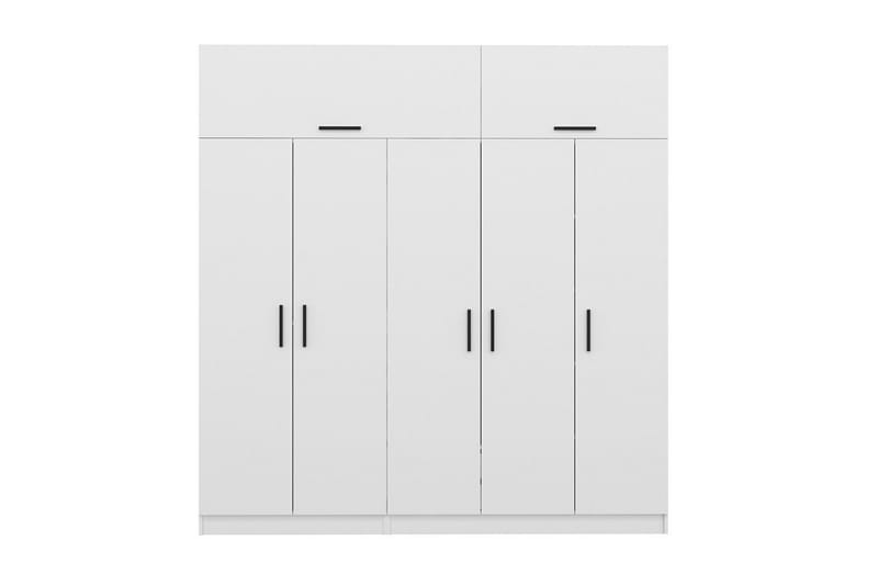 Fruitland Garderob 225 cm - Vit - Products - Förvaring - Garderober & garderobssystem - Garderobsskåp