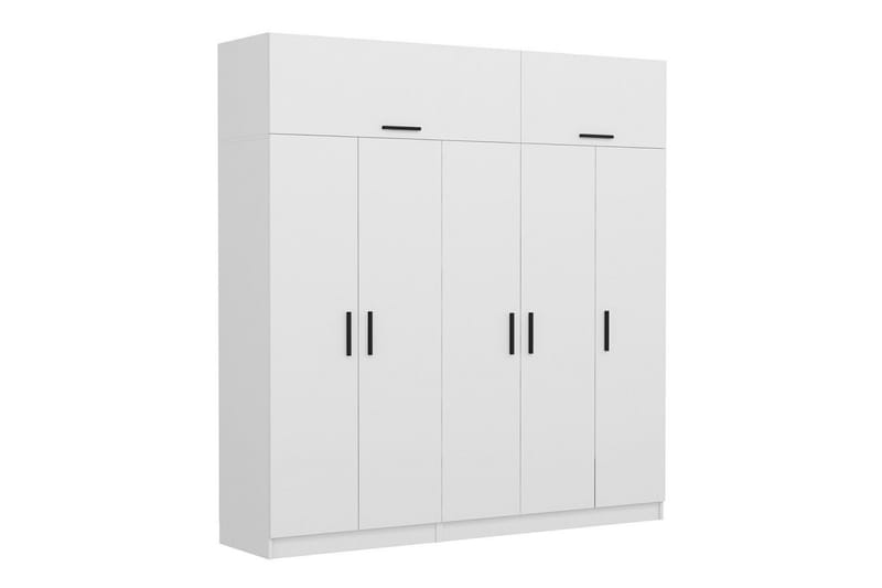 Fruitland Garderob 225 cm - Vit - Products - Förvaring - Garderober & garderobssystem - Garderobsskåp