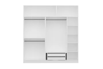 Fruitland Garderob 225 cm - Vit - Products - Förvaring - Garderober & garderobssystem - Garderobsskåp