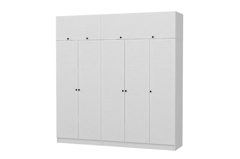 Fruitland Garderob 225 cm - Vit - Products - Förvaring - Garderober & garderobssystem - Garderobsskåp