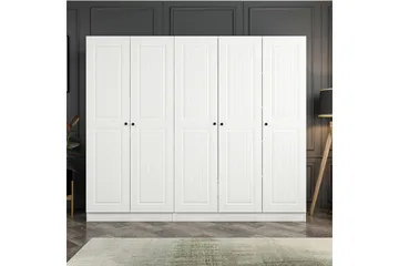 Fruitland Garderob 225 cm - Vit - Products - Förvaring - Garderober & garderobssystem - Garderobsskåp