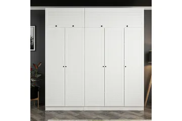 Fruitland Garderob 225 cm - Vit - Products - Förvaring - Garderober & garderobssystem - Garderobsskåp
