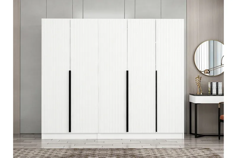 Fruitland Garderob 225 cm - Vit - Products - Förvaring - Garderober & garderobssystem - Garderobsskåp
