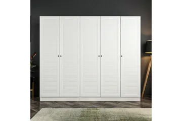 Fruitland Garderob 225 cm - Vit - Products - Förvaring - Garderober & garderobssystem - Garderobsskåp