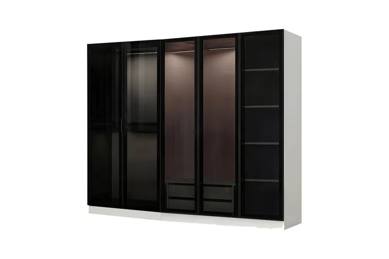 Fruitland Garderob 225 cm - Vit - Products - Förvaring - Garderober & garderobssystem - Garderobsskåp