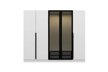 Fruitland Garderob 225 cm - Vit - Products - Förvaring - Garderober & garderobssystem - Garderobsskåp