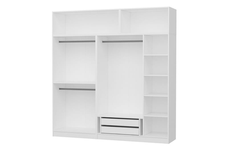 Fruitland Garderob 225 cm - Vit - Products - Förvaring - Garderober & garderobssystem - Garderobsskåp
