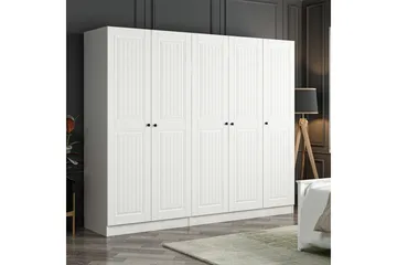 Fruitland Garderob 225 cm - Vit - Products - Förvaring - Garderober & garderobssystem - Garderobsskåp