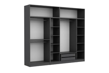 Fruitland Garderob 270 cm - Antracit - Products - Förvaring - Garderober & garderobssystem - Garderobsskåp