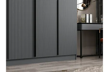 Fruitland Garderob 270 cm - Antracit - Products - Förvaring - Garderober & garderobssystem - Garderobsskåp