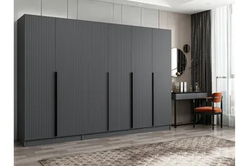 Fruitland Garderob 270 cm - Antracit - Products - Förvaring - Garderober & garderobssystem - Garderobsskåp