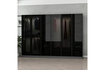 Fruitland Garderob 270 cm - Antracit - Products - Förvaring - Garderober & garderobssystem - Garderobsskåp