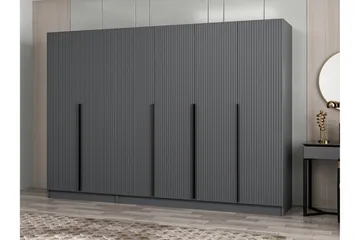 Fruitland Garderob 270 cm - Antracit - Products - Förvaring - Garderober & garderobssystem - Garderobsskåp