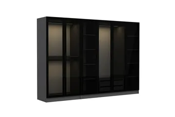 Fruitland Garderob 270 cm - Antracit - Products - Förvaring - Garderober & garderobssystem - Garderobsskåp