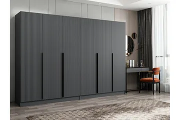 Fruitland Garderob 270 cm - Antracit - Products - Förvaring - Garderober & garderobssystem - Garderobsskåp