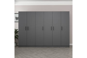 Fruitland Garderob 270 cm - Antracit - Products - Förvaring - Garderober & garderobssystem - Garderobsskåp