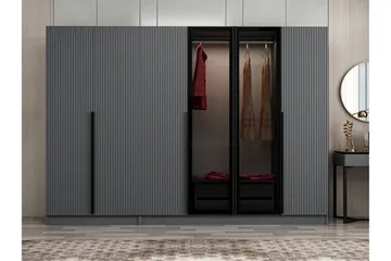 Fruitland Garderob 270 cm - Antracit - Products - Förvaring - Garderober & garderobssystem - Garderobsskåp