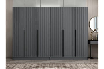 Fruitland Garderob 270 cm - Antracit - Products - Förvaring - Garderober & garderobssystem - Garderobsskåp