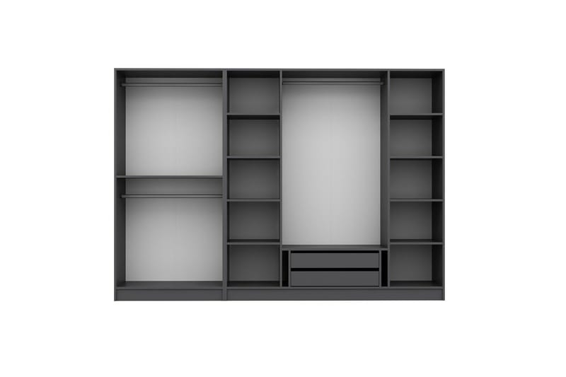 Fruitland Garderob 270 cm - Antracit - Products - Förvaring - Garderober & garderobssystem - Garderobsskåp