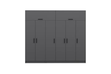 Fruitland Garderob 270 cm - Antracit - Products - Förvaring - Garderober & garderobssystem - Garderobsskåp