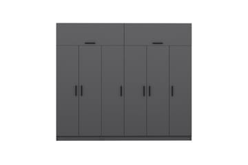 Fruitland Garderob 270 cm - Antracit - Products - Förvaring - Garderober & garderobssystem - Garderobsskåp