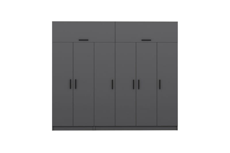Fruitland Garderob 270 cm - Antracit - Products - Förvaring - Garderober & garderobssystem - Garderobsskåp