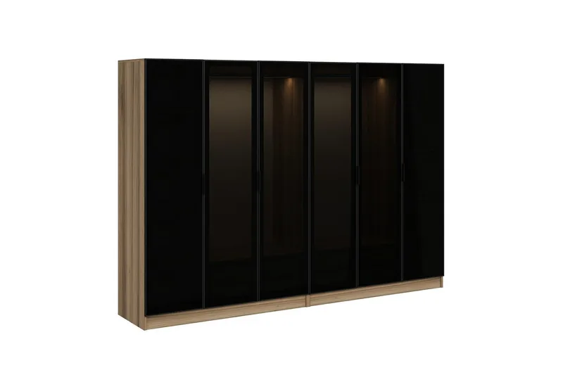 Fruitland Garderob 270 cm - Brun - Products - Förvaring - Garderober & garderobssystem - Garderobsskåp