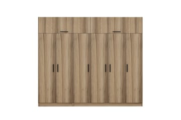 Fruitland Garderob 270 cm - Brun - Products - Förvaring - Garderober & garderobssystem - Garderobsskåp