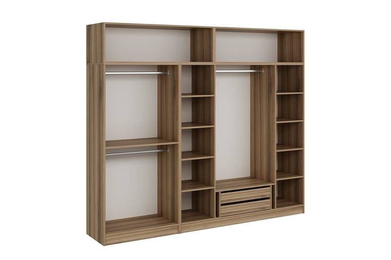 Fruitland Garderob 270 cm - Brun - Products - Förvaring - Garderober & garderobssystem - Garderobsskåp