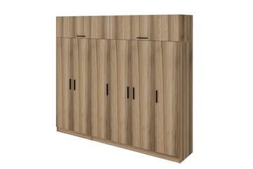 Fruitland Garderob 270 cm - Brun - Products - Förvaring - Garderober & garderobssystem - Garderobsskåp