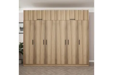 Fruitland Garderob 270 cm - Brun - Products - Förvaring - Garderober & garderobssystem - Garderobsskåp