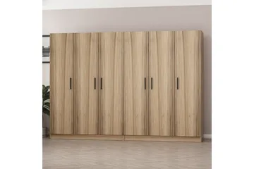 Fruitland Garderob 270 cm - Brun - Products - Förvaring - Garderober & garderobssystem - Garderobsskåp