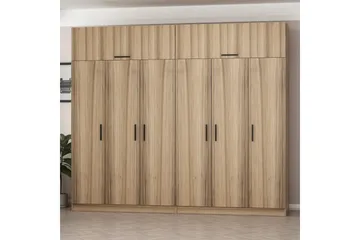 Fruitland Garderob 270 cm - Brun - Products - Förvaring - Garderober & garderobssystem - Garderobsskåp