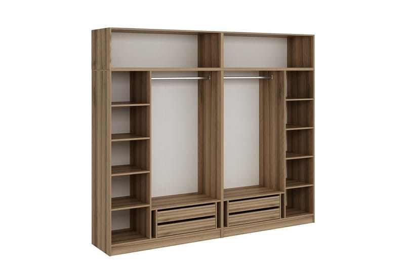 Fruitland Garderob 270 cm - Brun - Products - Förvaring - Garderober & garderobssystem - Garderobsskåp