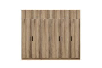Fruitland Garderob 270 cm - Brun - Products - Förvaring - Garderober & garderobssystem - Garderobsskåp
