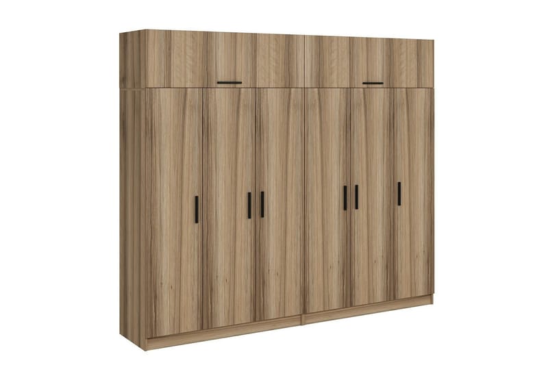 Fruitland Garderob 270 cm - Brun - Products - Förvaring - Garderober & garderobssystem - Garderobsskåp