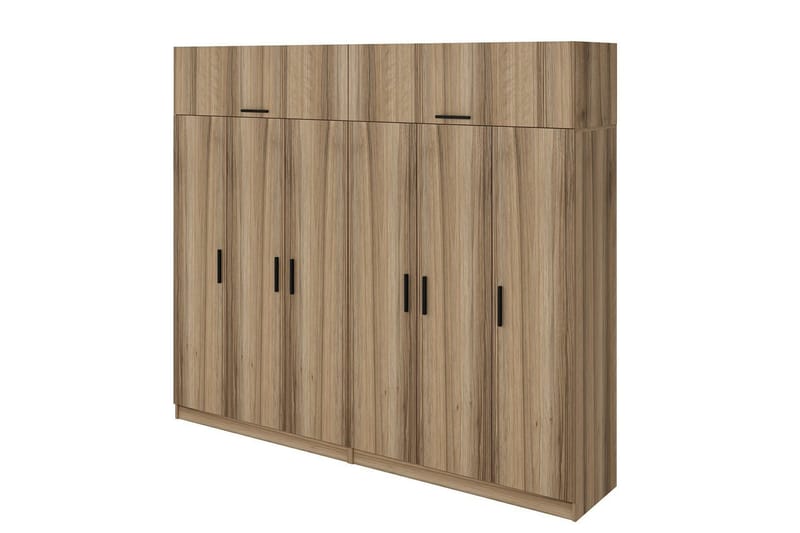 Fruitland Garderob 270 cm - Brun - Products - Förvaring - Garderober & garderobssystem - Garderobsskåp