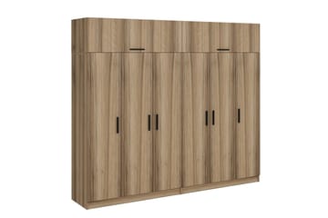Fruitland Garderob 270 cm - Brun - Products - Förvaring - Garderober & garderobssystem - Garderobsskåp