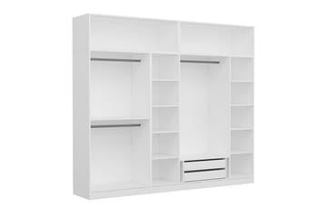 Fruitland Garderob 270 cm - Grå/Vit - Products - Förvaring - Garderober & garderobssystem - Garderobsskåp