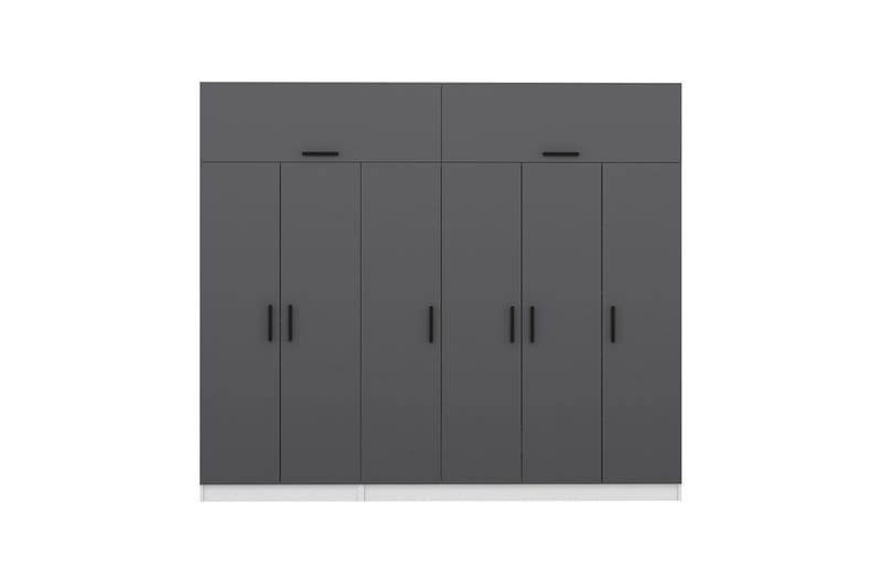 Fruitland Garderob 270 cm - Grå/Vit - Products - Förvaring - Garderober & garderobssystem - Garderobsskåp