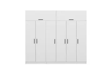 Fruitland Garderob 270 cm - Vit - Products - Förvaring - Garderober & garderobssystem - Garderobsskåp