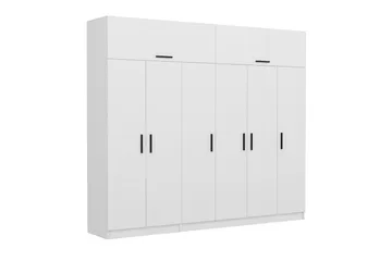 Fruitland Garderob 270 cm - Vit - Products - Förvaring - Garderober & garderobssystem - Garderobsskåp