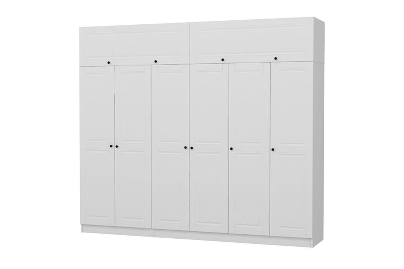 Fruitland Garderob 270 cm - Vit - Products - Förvaring - Garderober & garderobssystem - Garderobsskåp