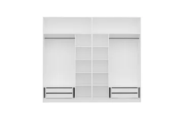 Fruitland Garderob 270 cm - Vit - Products - Förvaring - Garderober & garderobssystem - Garderobsskåp